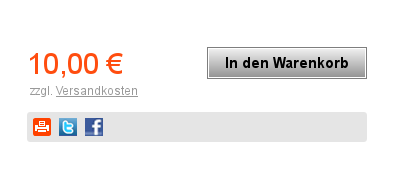 individueller CSS Button für den Warenkorb